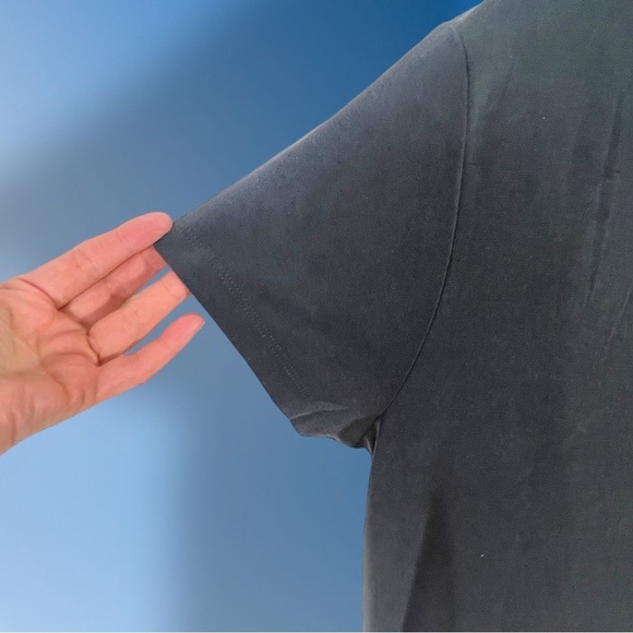 Tahari T-shirt Dress with Pockets Charcoal Grey Size X-Large - Picture 9 of 14